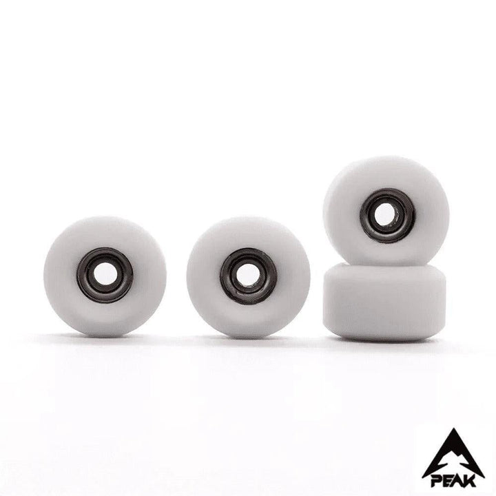 Peak White Fingerboard Wheels 7.5mm - Caramel Fingerboards - Fingerboard store