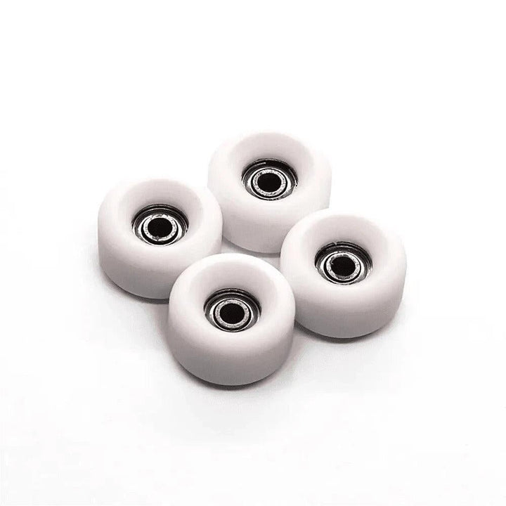 Peak White Fingerboard Wheels 7.5mm - Caramel Fingerboards - Fingerboard store