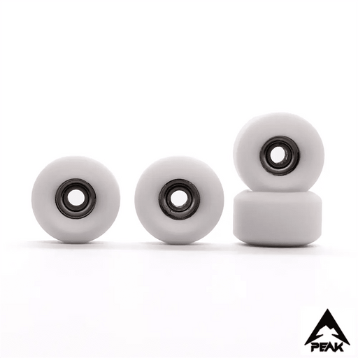 Peak White Fingerboard Wheels 7.5mm - Caramel Fingerboards - Fingerboard store