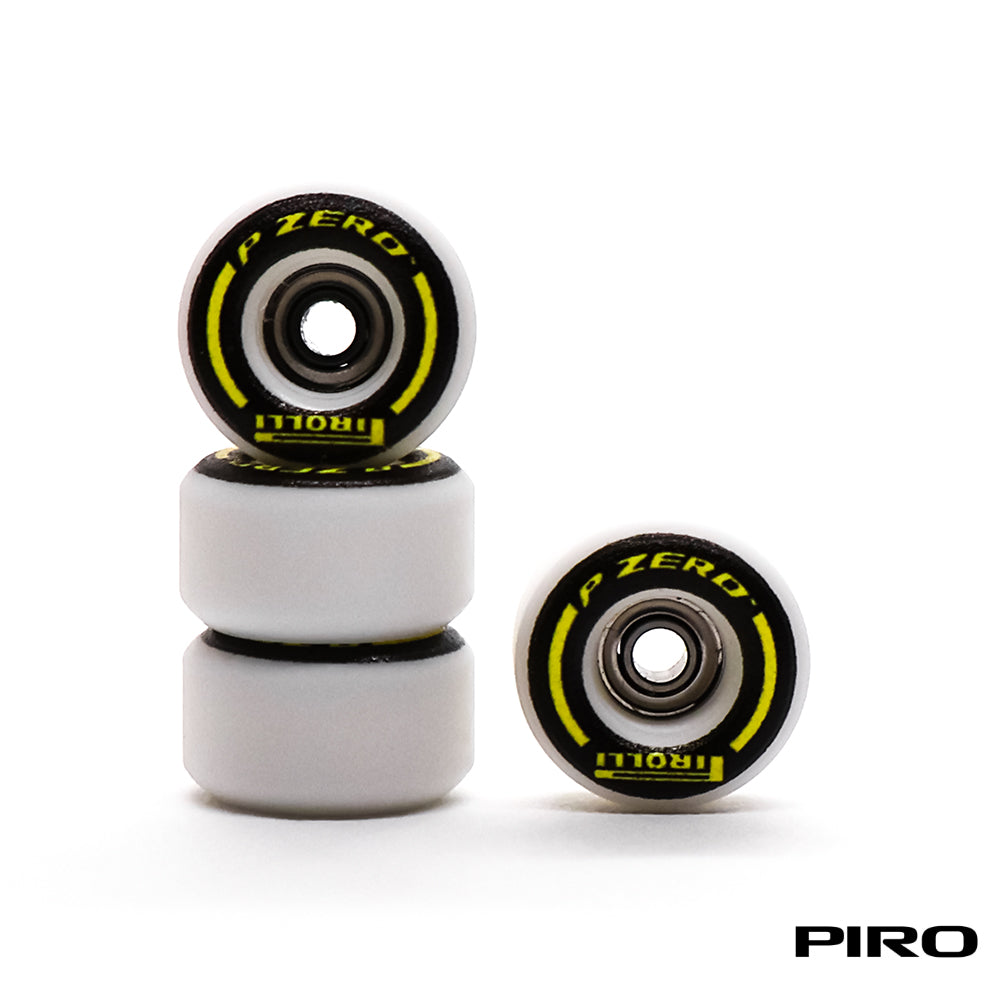 Piro White Performance P-Zero Fingerboard Wheels 8mm