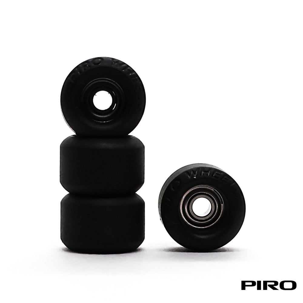 Piro Black Performance Mid Fingerboard Wheels 6.75mm - Caramel Fingerboards - Fingerboard store