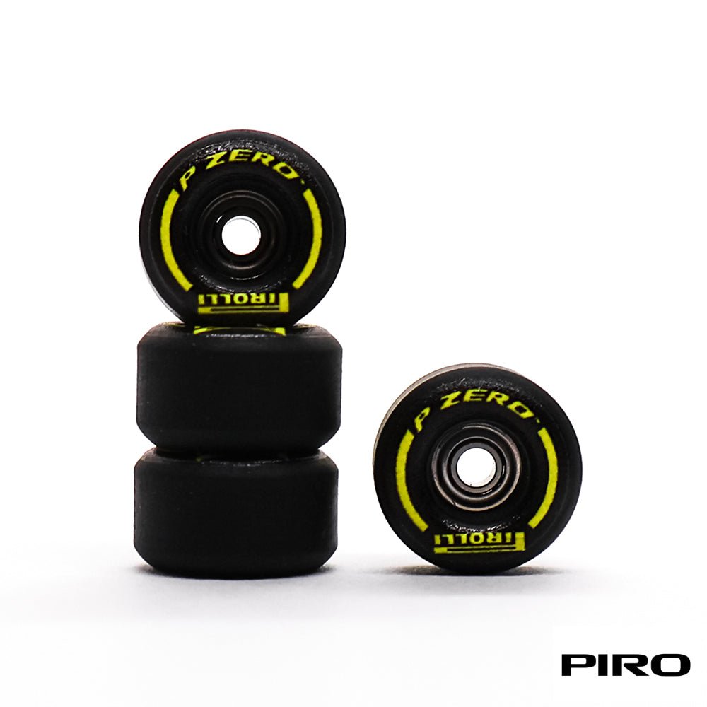 Piro Black Performance P-Zero Fingerboard Wheels 8mm - Caramel Fingerboards - Fingerboard store