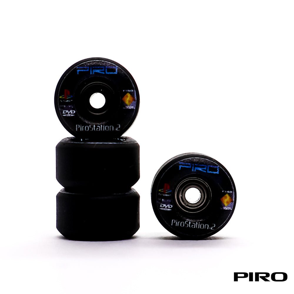 Piro Black Performance PiroStation Fingerboard Wheels 8mm - Caramel Fingerboards - Fingerboard store
