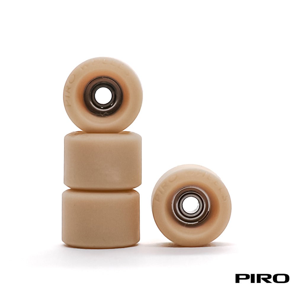 Piro Tan Bowl Mini Fingerboard Wheels 7mm - Caramel Fingerboards - Fingerboard store