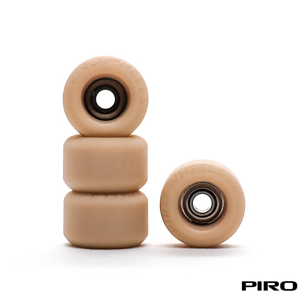 Piro Tan Performance Mid Fingerboard Wheels 6.75mm - Caramel Fingerboards - Fingerboard store