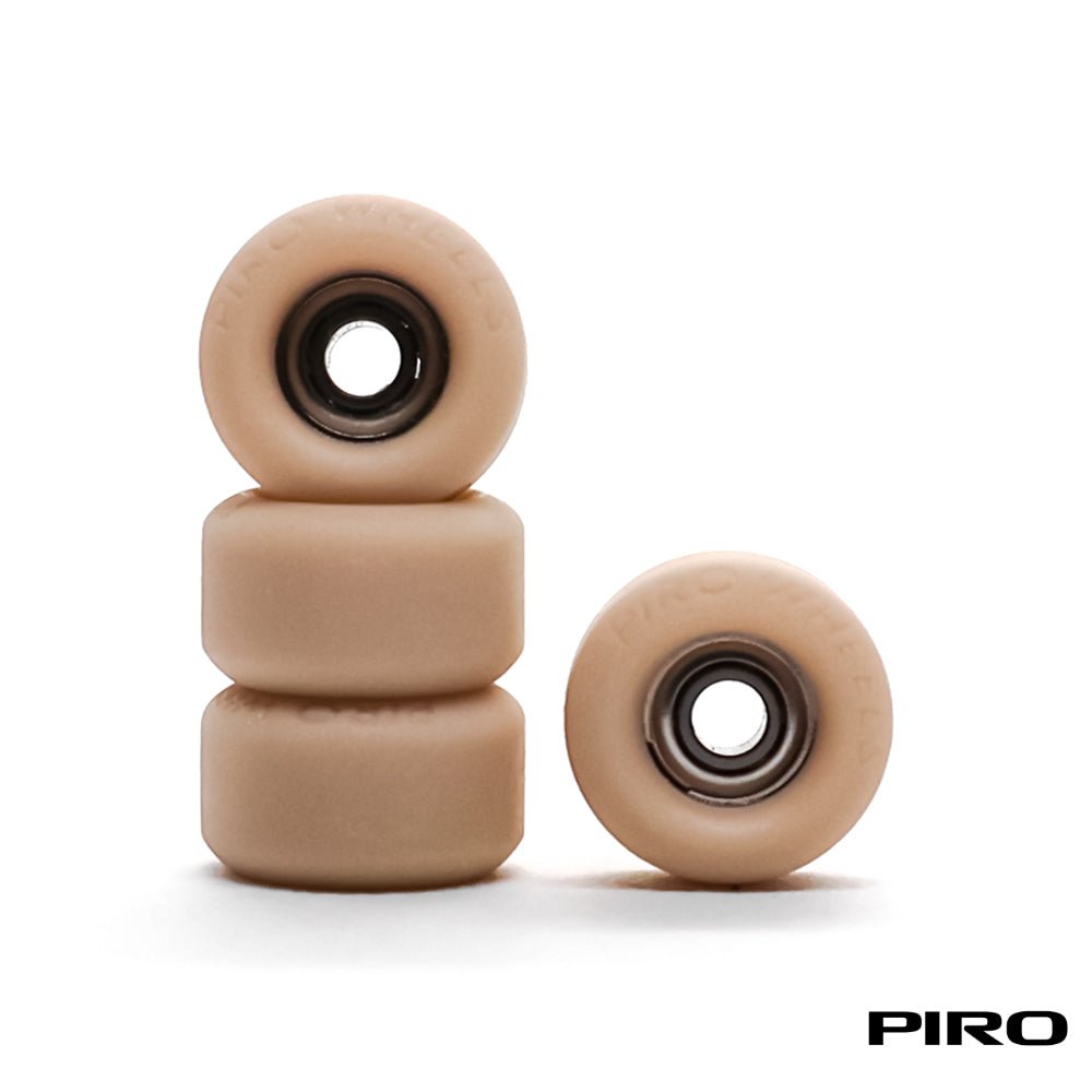 Piro Tan Performance Mini Fingerboard Wheels 6.5mm - Caramel Fingerboards - Fingerboard store