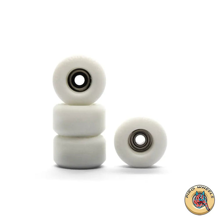 Piro White Performance Fingerboard Wheels 8mm - Caramel Fingerboards - Fingerboard store