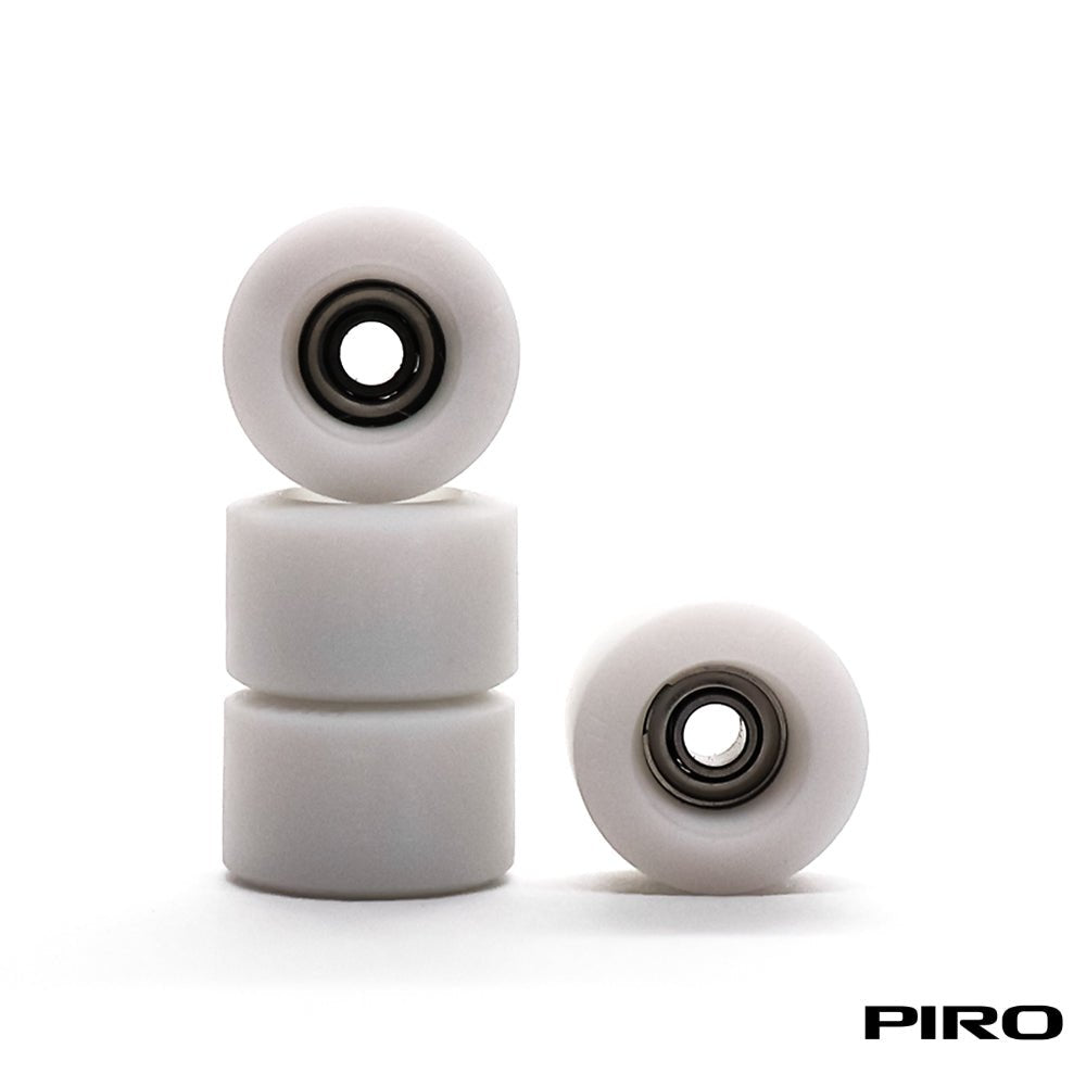 Piro White Tablet Mini Fingerboard Wheels 7mm - Caramel Fingerboards - Fingerboard store