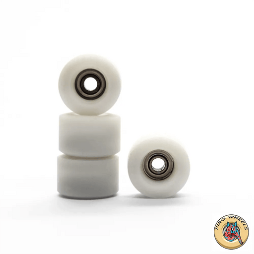 Piro White Tablet MIni Fingerboard Wheels 7mm - Caramel Fingerboards - Fingerboard store