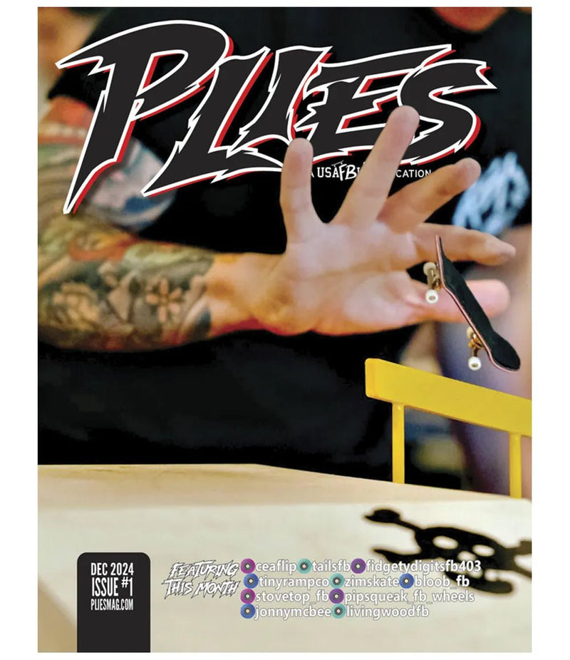Plies 1 - USA FBL Magazine Printed - Caramel Fingerboards - Fingerboard store