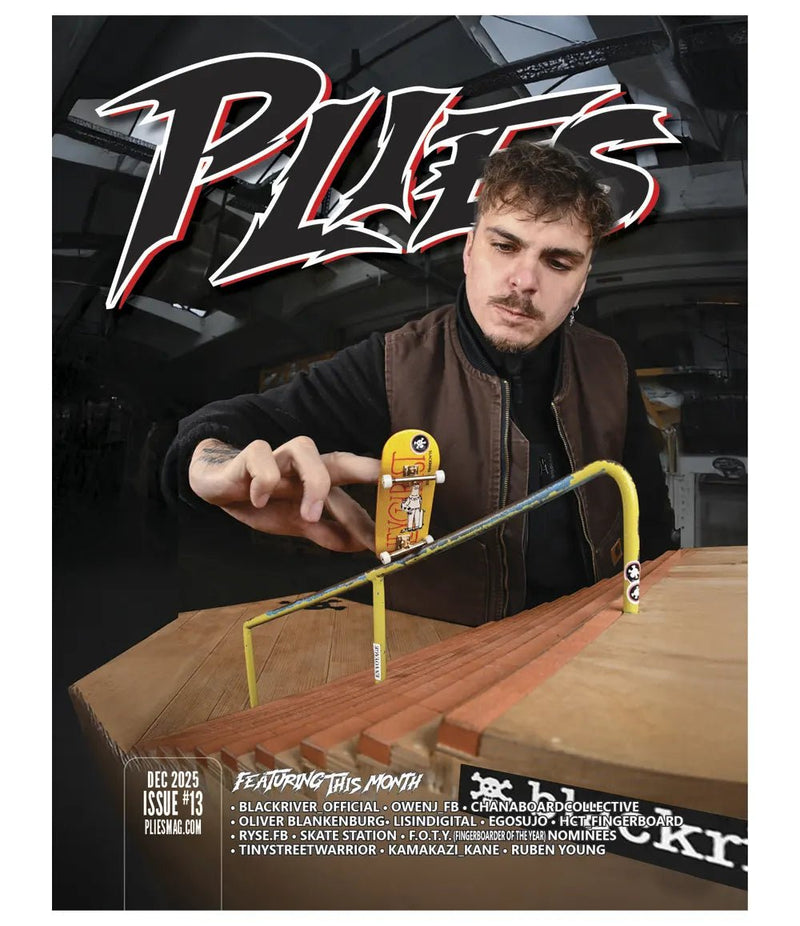 Plies 13 - USA FBL Magazine Printed - Caramel Fingerboards - Fingerboard store