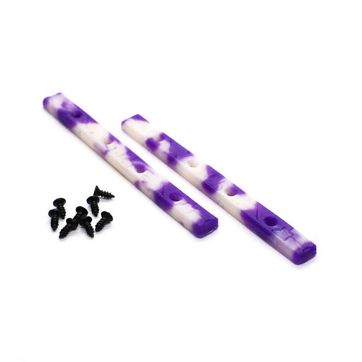 Purple and white fingerboard boardrails - Caramel Fingerboards - Fingerboard store