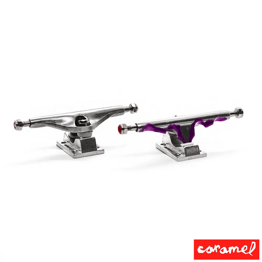 Purple Halloween Caramel Fingerboard Trucks - Caramel Fingerboards - Fingerboard store