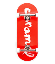 Red cheap complete fingerboard 34mm - Caramel Fingerboards - Fingerboard store