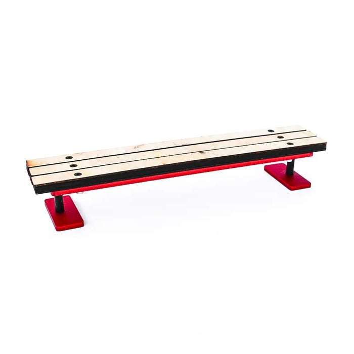 Red Wooden Fingerboard Bench - Caramel Fingerboards - Fingerboard store