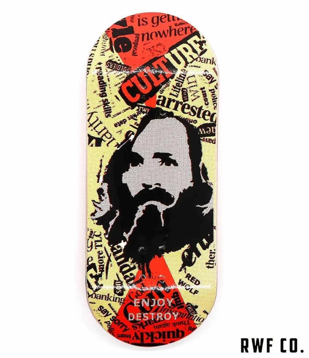 RedWolf Culture Fingerboard Deck 36mm - Caramel Fingerboards - Fingerboard store
