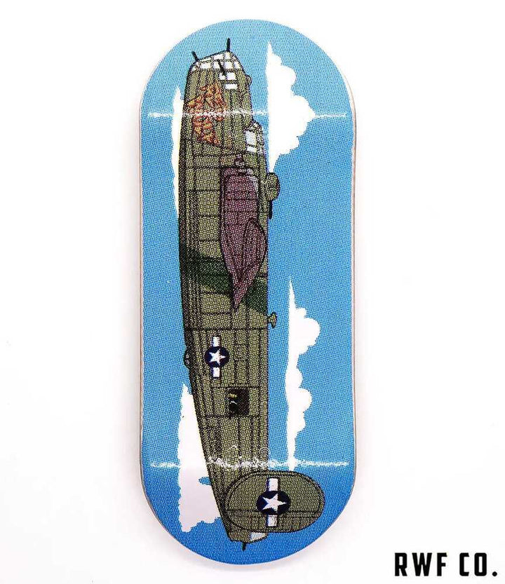 RedWolf Plane Fingerboard Deck 36mm - Caramel Fingerboards - Fingerboard store