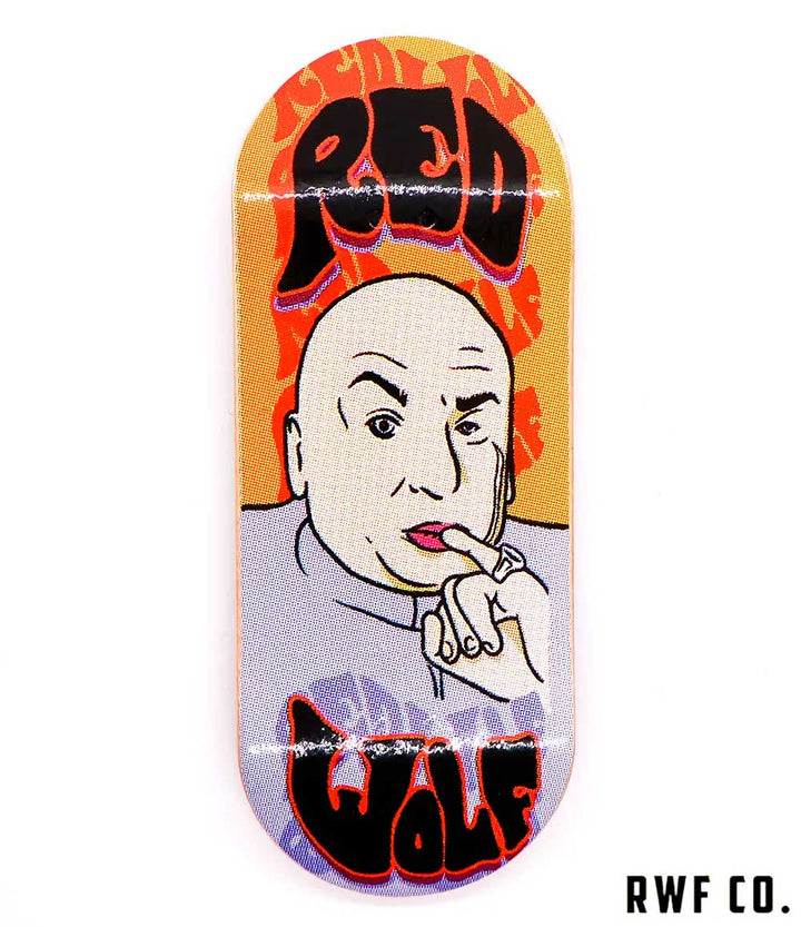 RedWolf The Evil Dr. Fingerboard Deck 36mm - Caramel Fingerboards - Fingerboard store