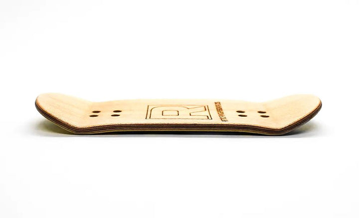 Retro Blue Hedgehog Fingerboard Deck - Caramel Fingerboards - Fingerboard store