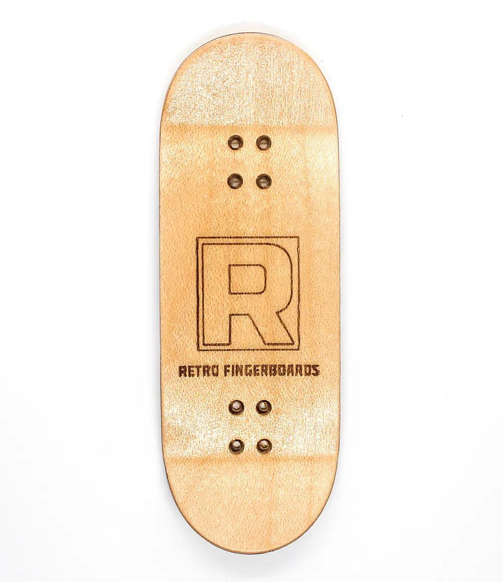 Retro Blue Hedgehog Fingerboard Deck - Caramel Fingerboards - Fingerboard store