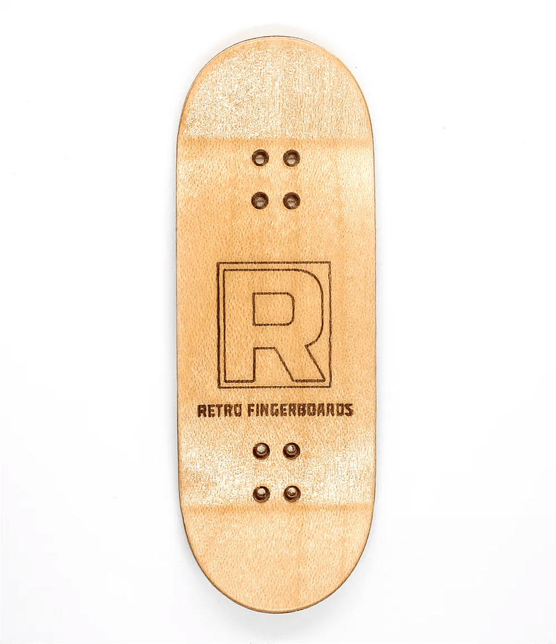 Retro Blue Hedgehog Fingerboard Deck - Caramel Fingerboards - Fingerboard store