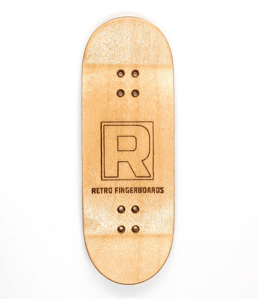 Retro Blue Hedgehog Fingerboard Deck - Caramel Fingerboards - Fingerboard store