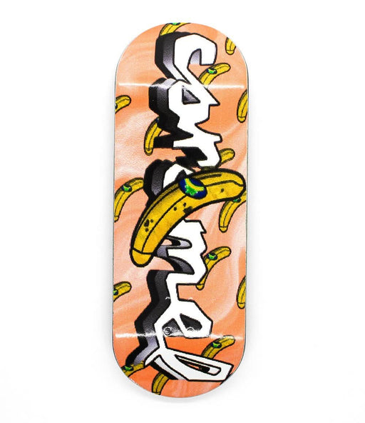 Retro x Caramel banana fingerboard deck 33mm - Caramel Fingerboards - Fingerboard store