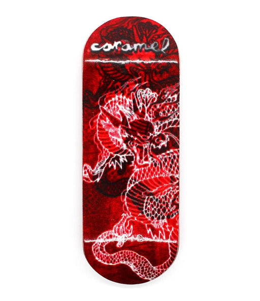 Retro x Caramel dragon fingerboard deck 33.5mm - Caramel Fingerboards - Fingerboard store