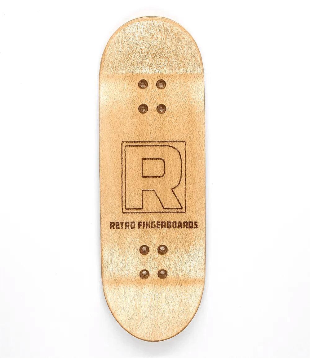 Retro Ken Fingerboard Deck 32mm - Caramel Fingerboards - Fingerboard store