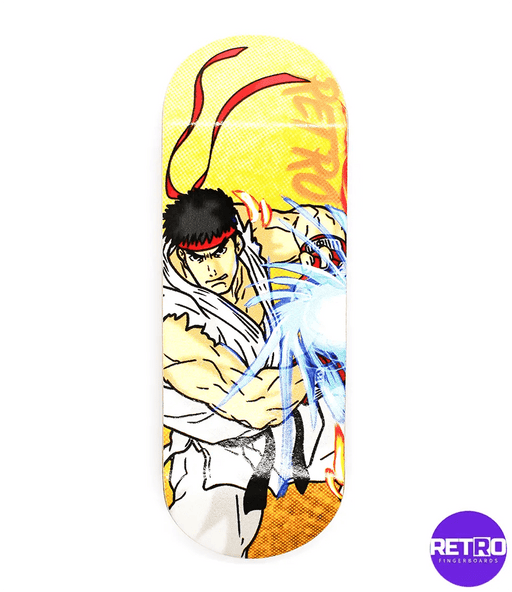 Retro Ryu Fingerboard Deck 32mm - Caramel Fingerboards - Fingerboard store