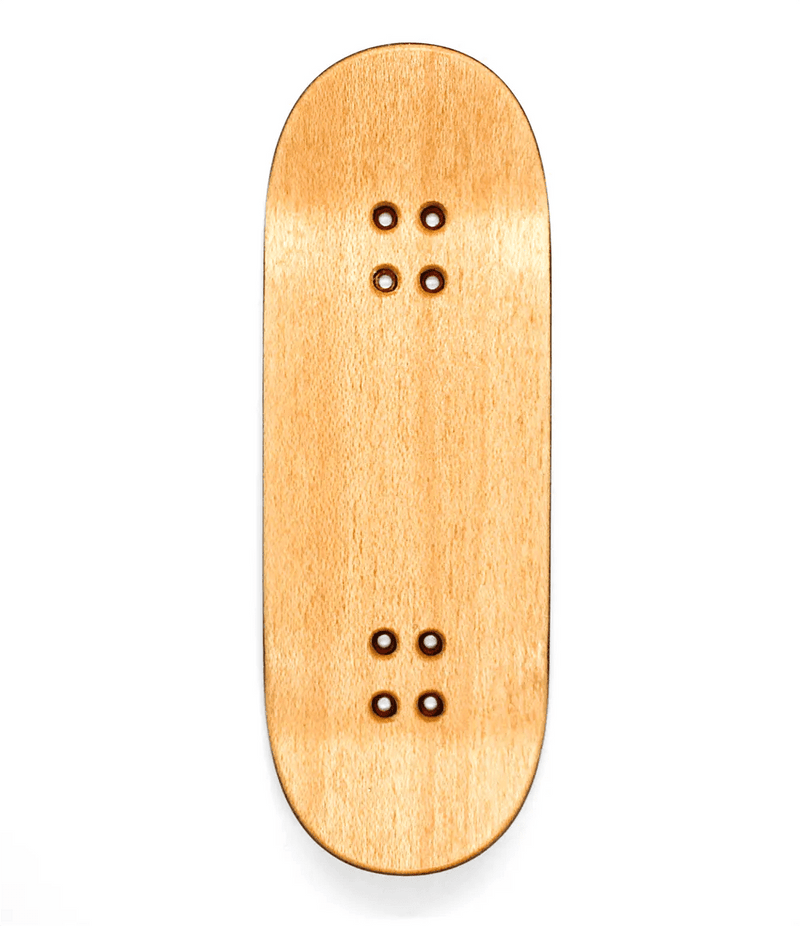Riddle Blue Logo Fingerboard Deck 34mm - Caramel Fingerboards - Fingerboard store