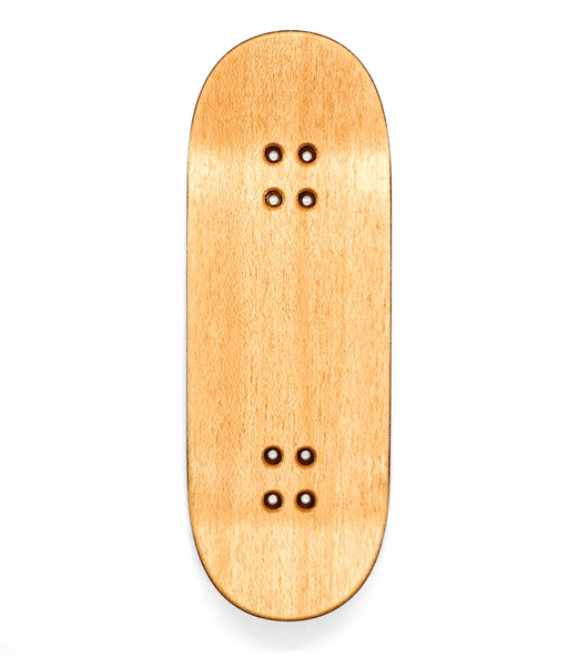 Riddle Blue Logo Fingerboard Deck 34mm - Caramel Fingerboards - Fingerboard store