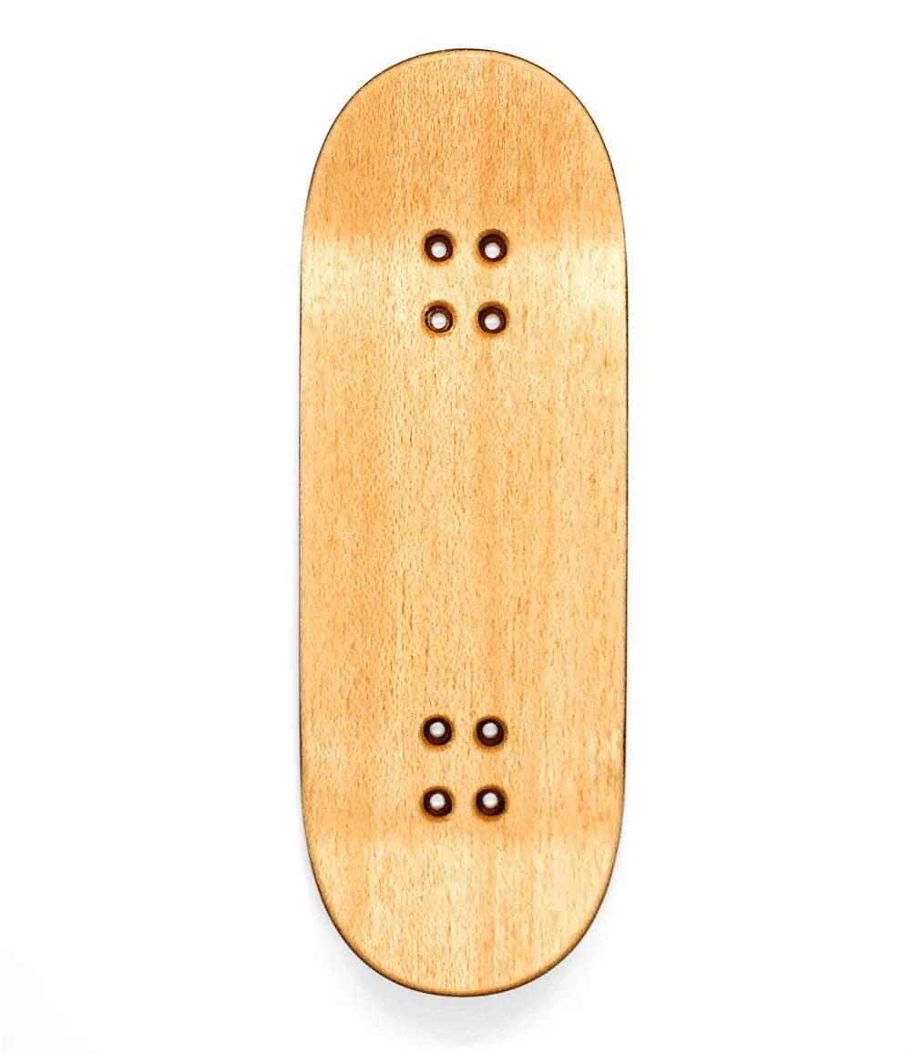 Riddle Blue Logo Fingerboard Deck 34mm - Caramel Fingerboards - Fingerboard store