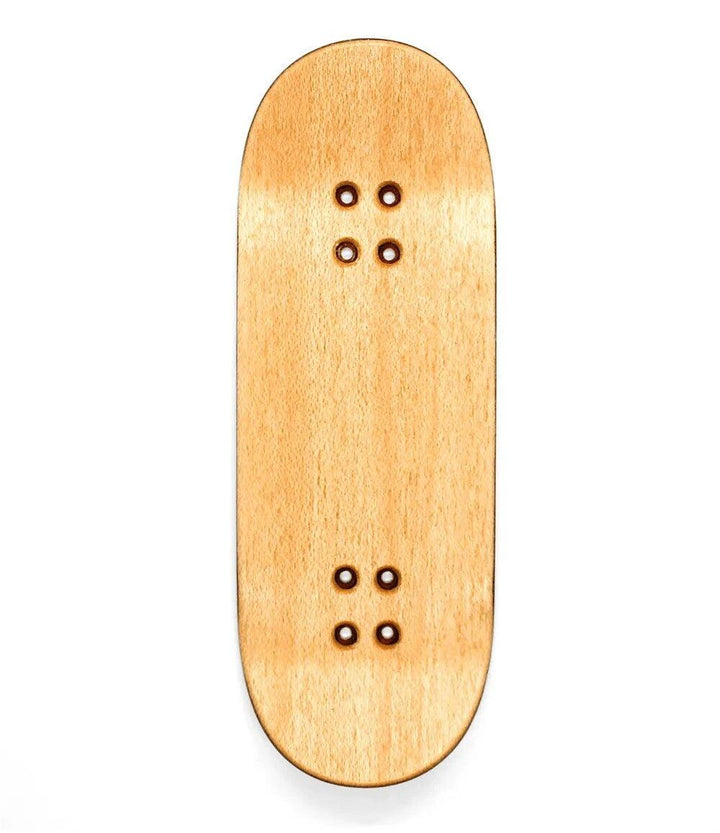 Riddle Blue Logo Fingerboard Deck 34mm - Caramel Fingerboards - Fingerboard store