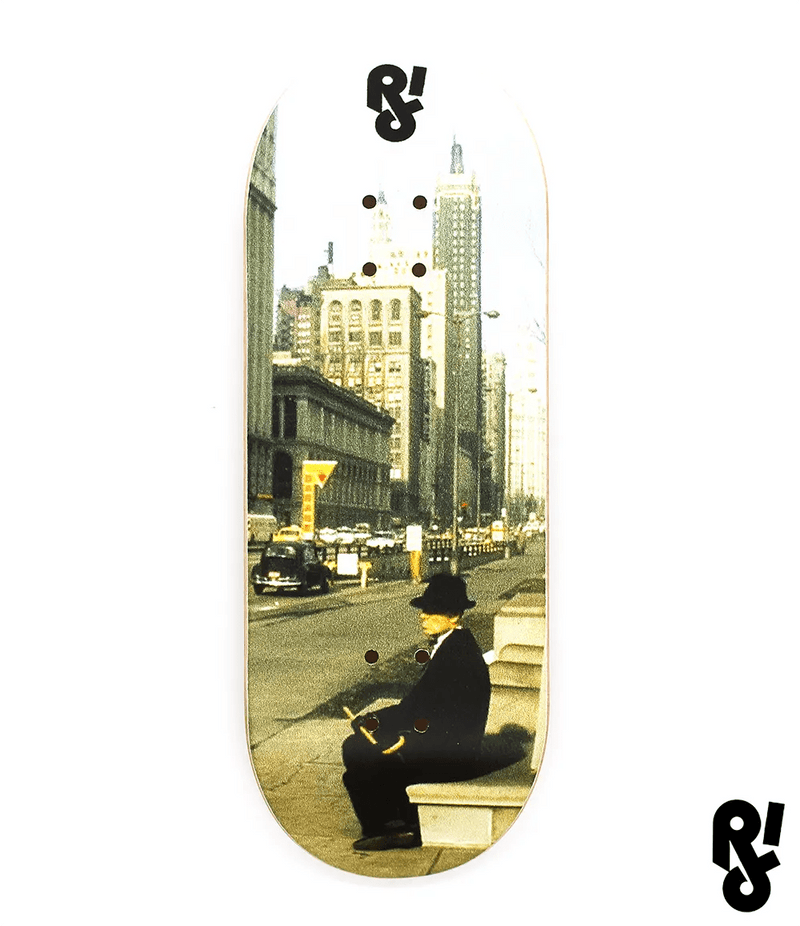 Riddle City Fingerboard Deck 34mm - Caramel Fingerboards - Fingerboard store