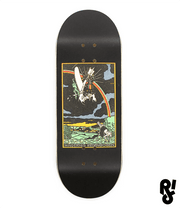 Riddle Hindernis Regenbogen Fingerboard Deck 33mm - Caramel Fingerboards - Fingerboard store