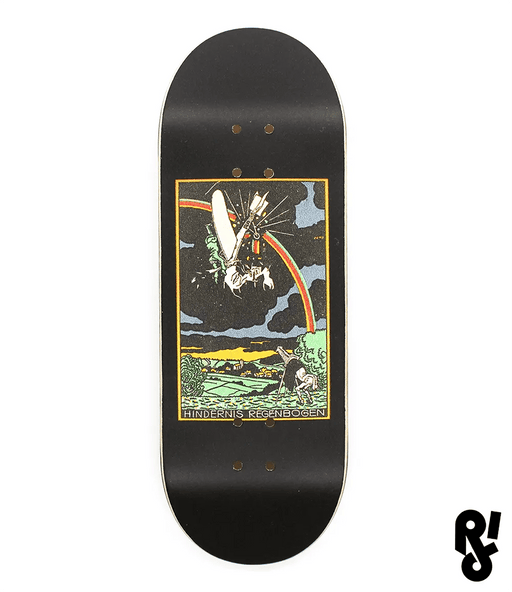 Riddle Hindernis Regenbogen Fingerboard Deck 33mm - Caramel Fingerboards - Fingerboard store