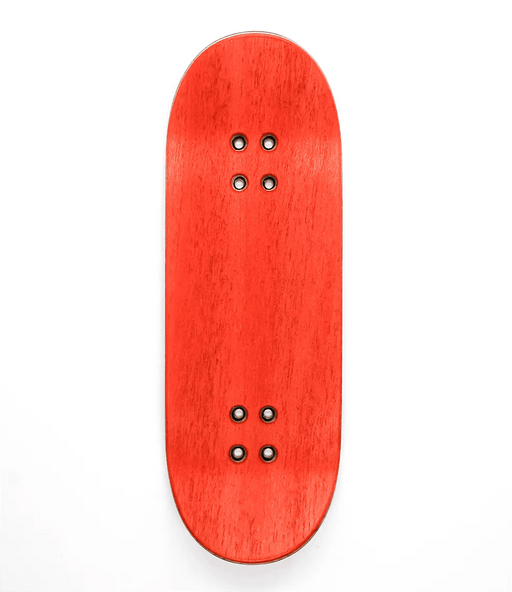 Riddle Orange Baseball Fingerboard Deck 33mm - Caramel Fingerboards - Fingerboard store