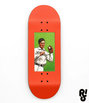 Riddle Orange Baseball Fingerboard Deck 33mm - Caramel Fingerboards - Fingerboard store