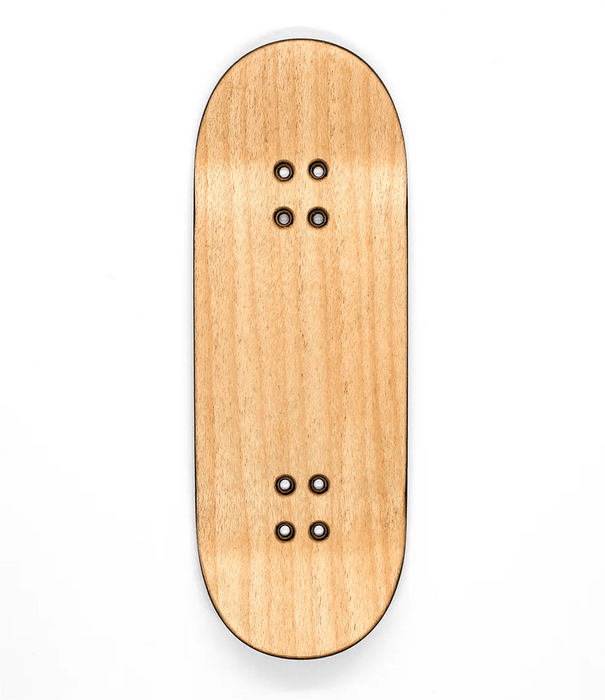 Riddle Orange Baseball Fingerboard Deck 34mm - Caramel Fingerboards - Fingerboard store