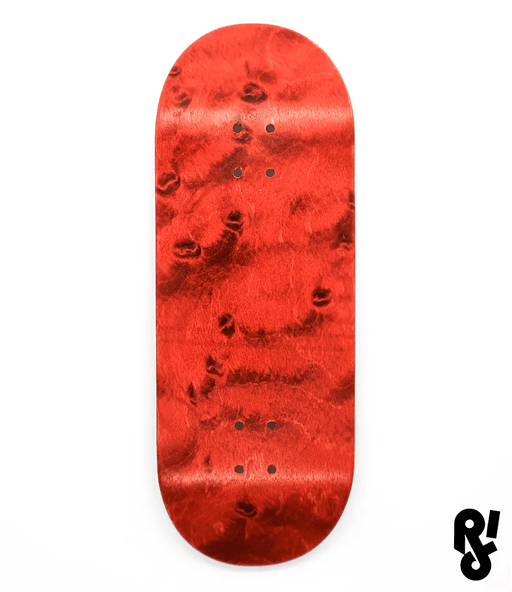 Riddle Red Fingerboard Deck 34mm - Caramel Fingerboards - Fingerboard store