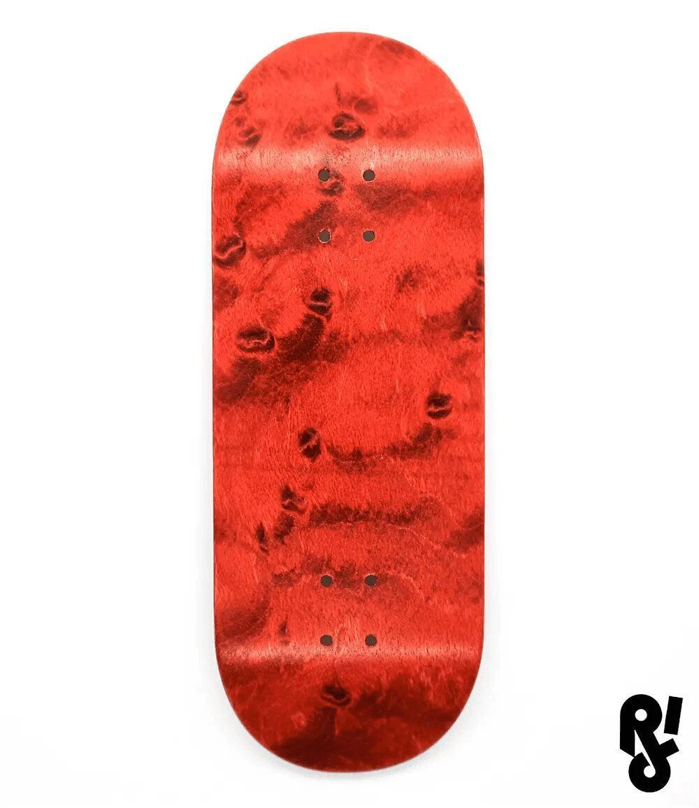 Riddle Red Fingerboard Deck 34mm - Caramel Fingerboards - Fingerboard store