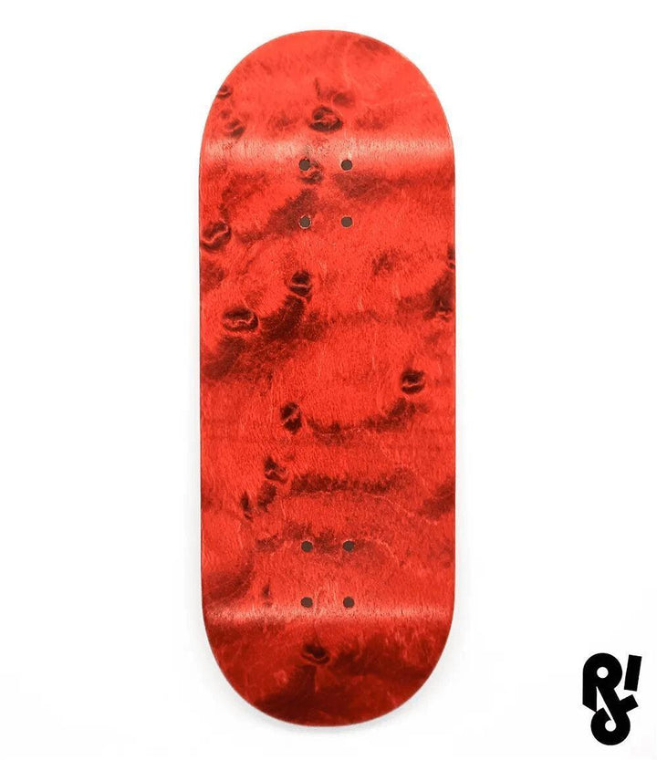 Riddle Red Fingerboard Deck 34mm - Caramel Fingerboards - Fingerboard store