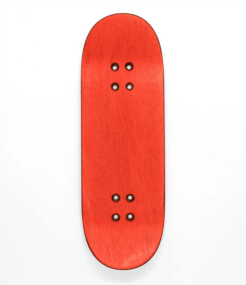 Riddle White Baseball Fingerboard Deck 32mm - Caramel Fingerboards - Fingerboard store