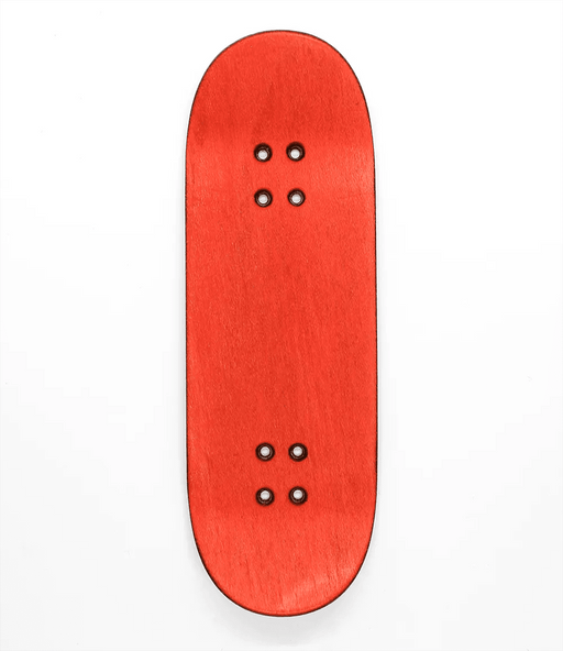 Riddle White Baseball Fingerboard Deck 32mm - Caramel Fingerboards - Fingerboard store