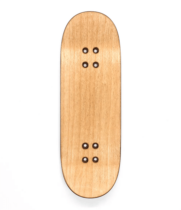 Riddle White Baseball Fingerboard Deck 32mm - Caramel Fingerboards - Fingerboard store
