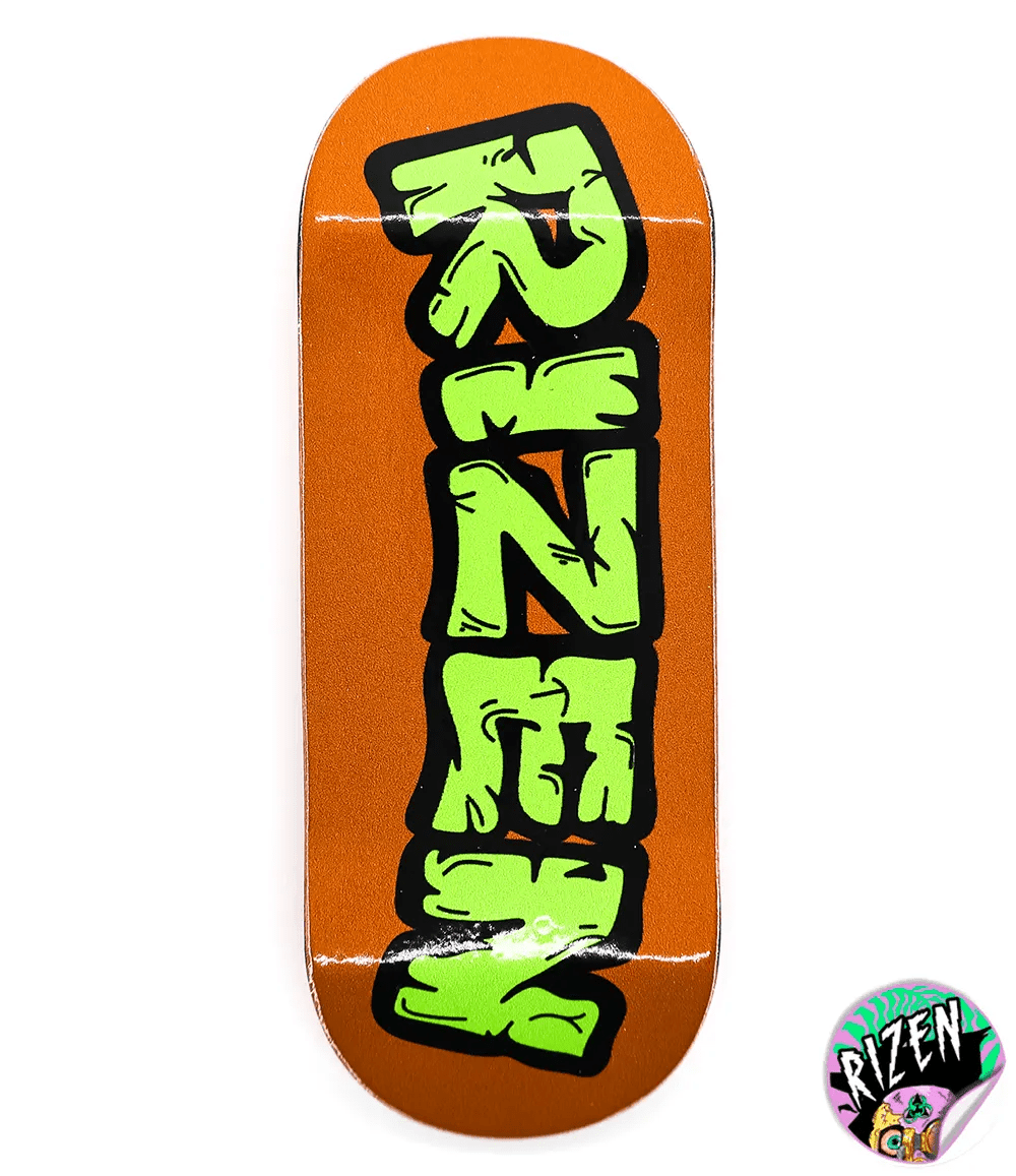 Rizen Brown Fingerboard Deck 36mm - Caramel Fingerboards - Fingerboard store