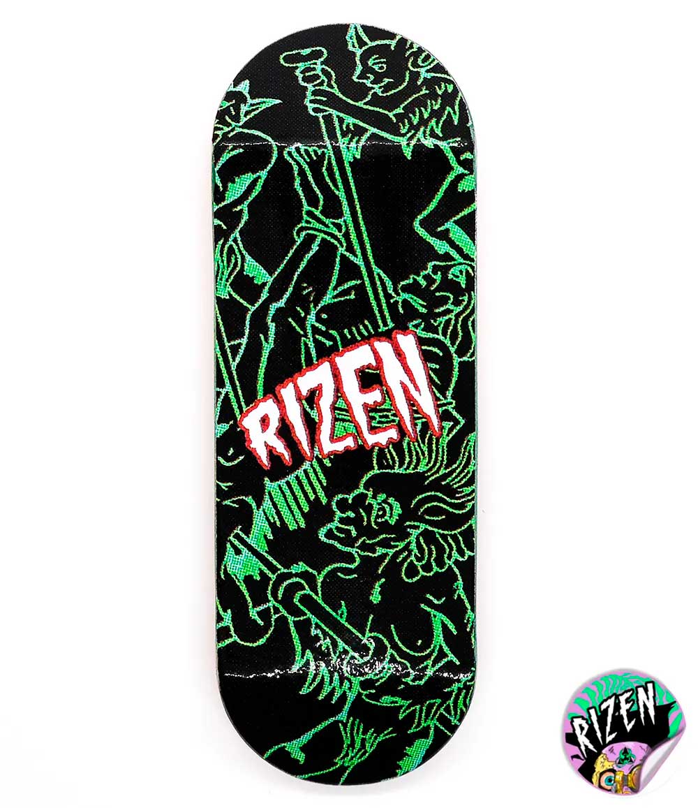 Rizen Chaos Fingerboard Deck 32mm