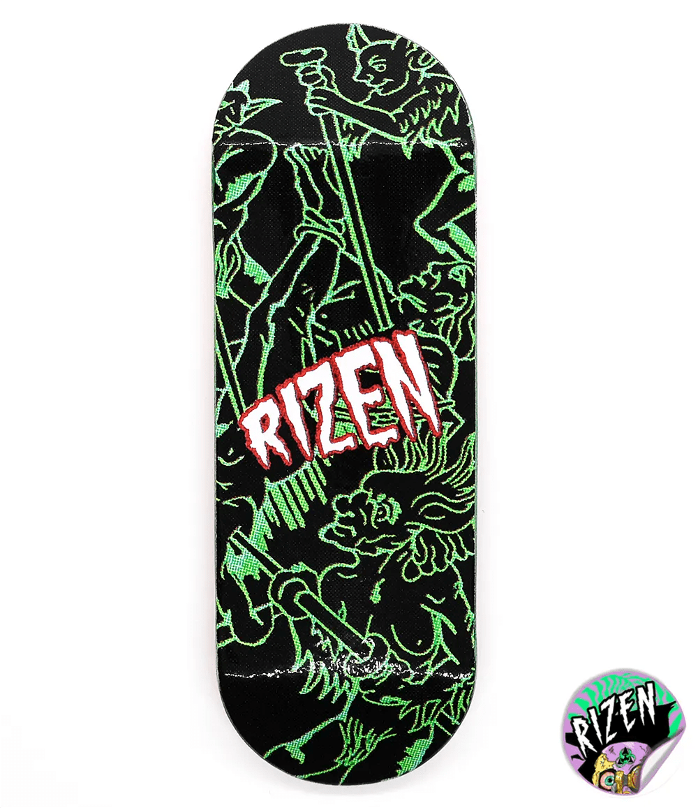 Rizen Chaos Fingerboard Deck 32mm - Caramel Fingerboards - Fingerboard store