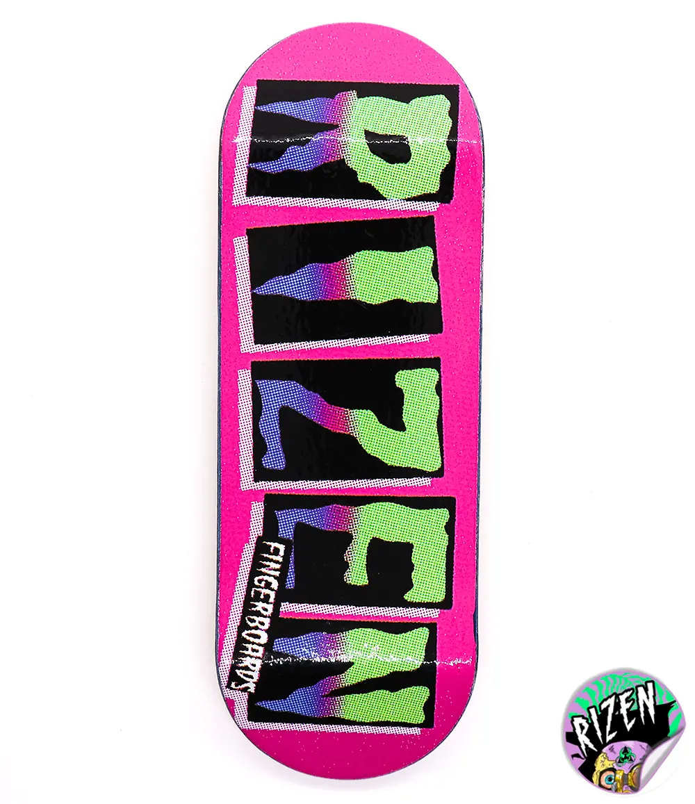 Rizen Distortion Fingerboard Deck 32mm - Caramel Fingerboards - Fingerboard store